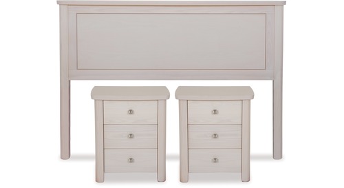 Cardrona King Headboard & Bedsides x 2 Cardrona King Headboard & Bedsides x 2